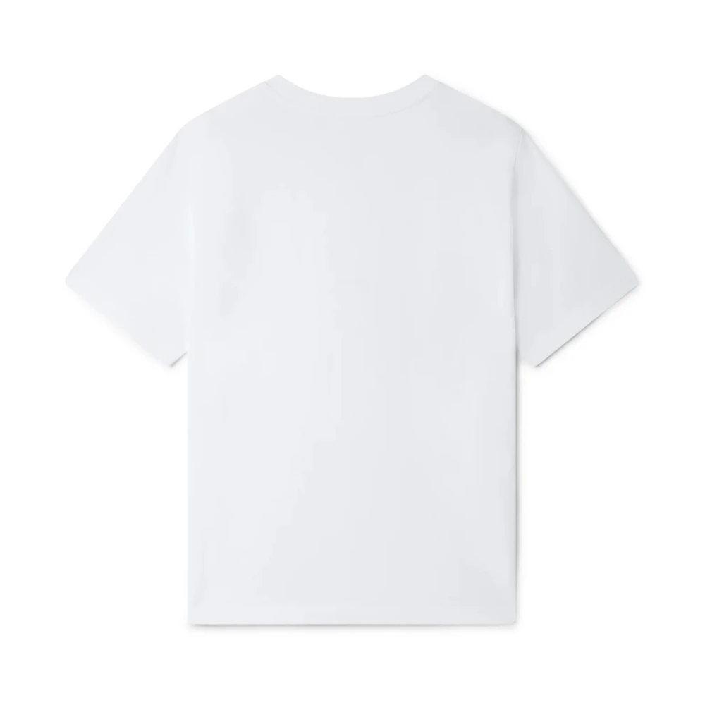 Casablanca Marmer Standbeeld Tennis T-shirt Wit White Heren