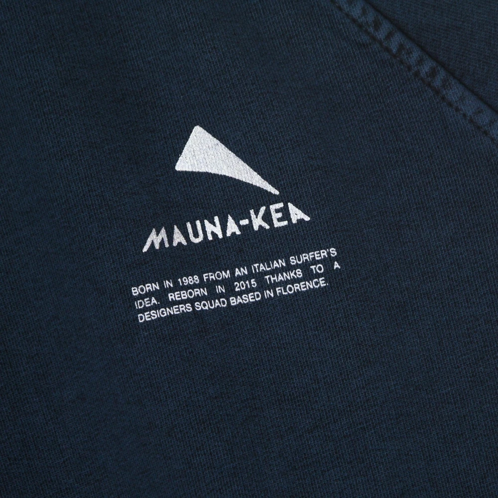 Mauna Kea Lichtgewicht Crewneck Raglan Sweatshirt Blue Heren