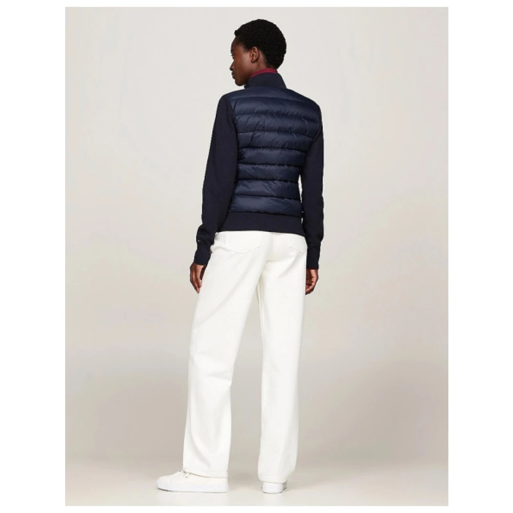 Tommy Hilfiger Gewatteerde Bi-Materiaal Mouwloze Jas Blue Dames