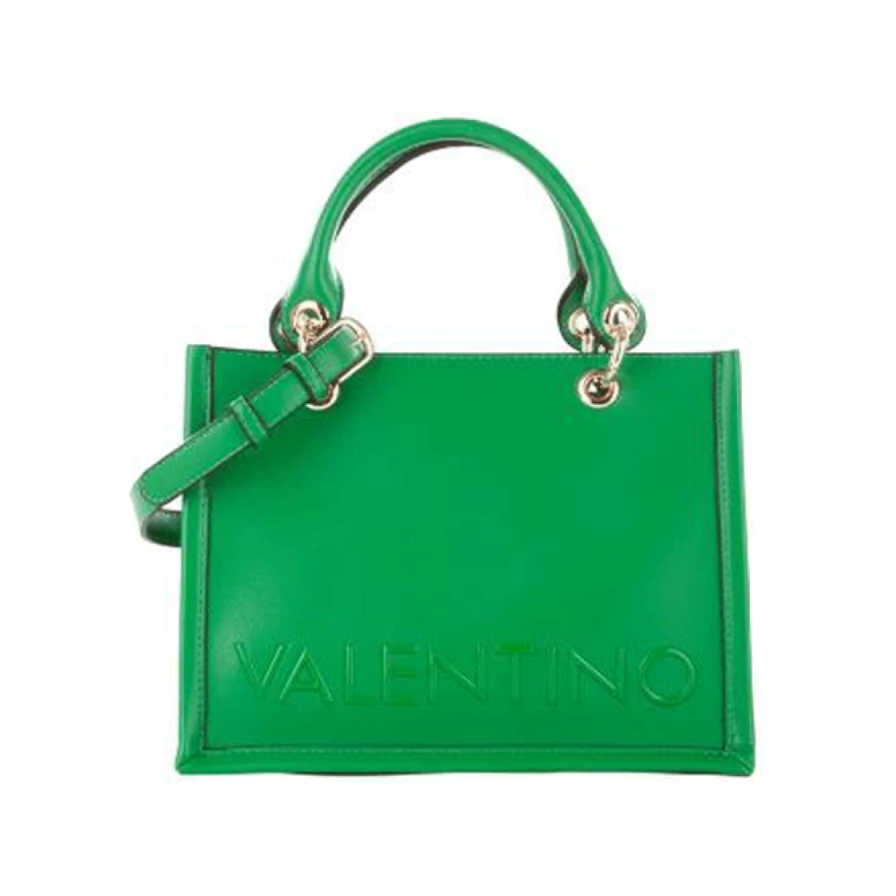 Valentino by Mario Valentino Verticale Schoudertas Elegante Stijl Green Dames