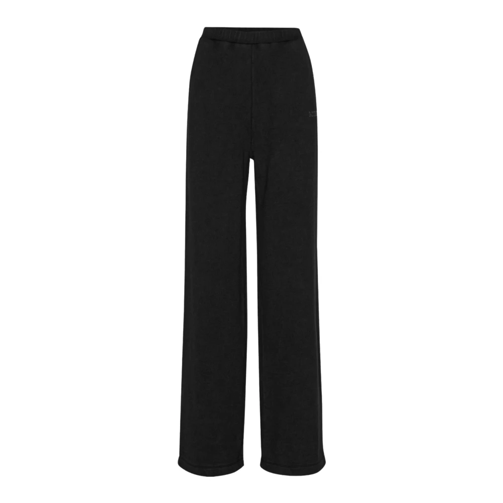 Rotate Birger Christensen Cozy Washed Sweatpants Black Dames