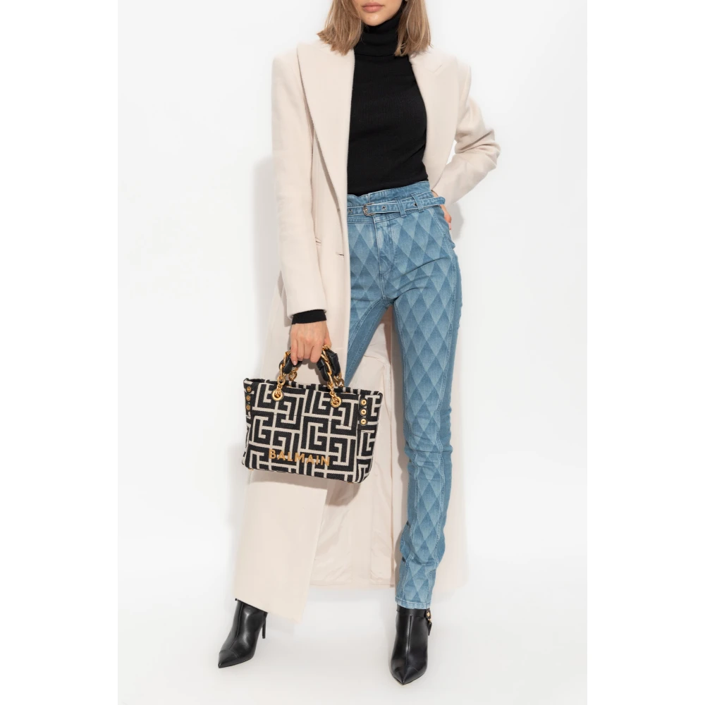 Balmain Jeans met riem Blue Dames