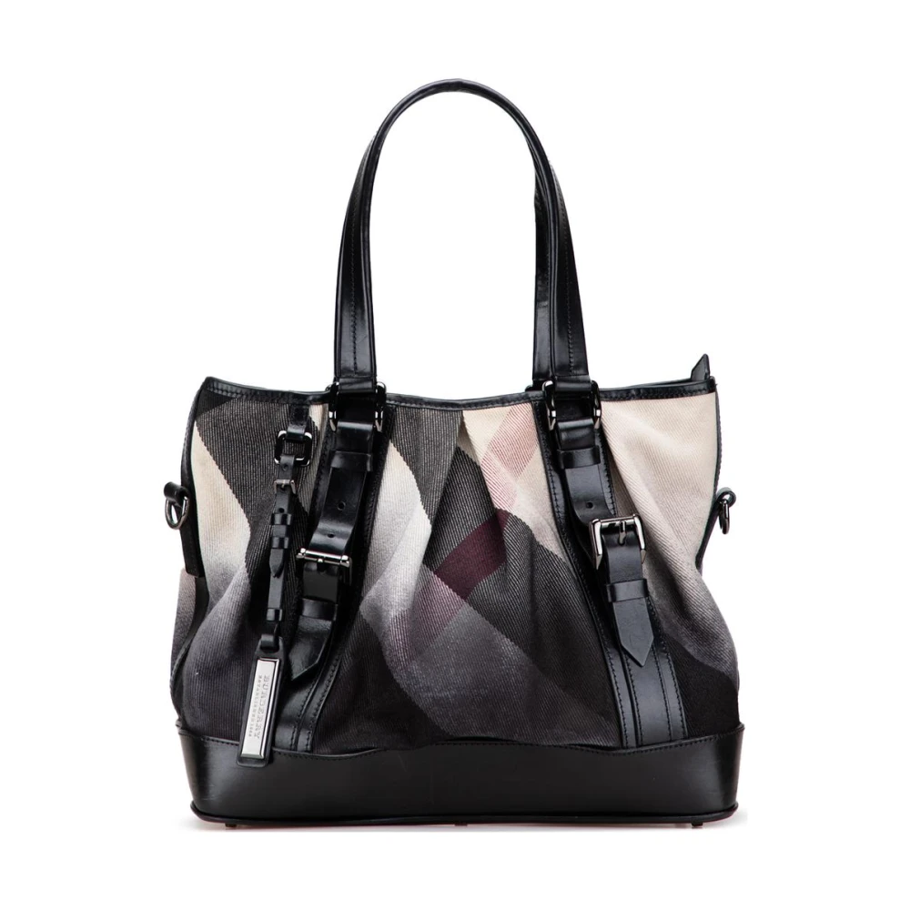 Burberry Vintage Women's Pre-Owned Textile Tote Bag