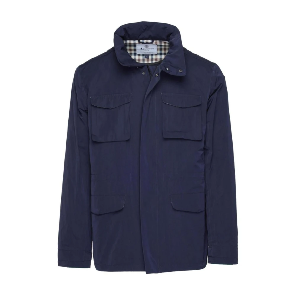 Aquascutum Lente Zomer Heren Parka Blue Heren
