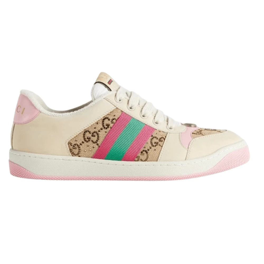 Gucci Screener Sneakers met panelen Dames Schoenen Veelkleurig Multicolor