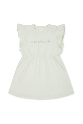 green-casual-short-sleeved-dress