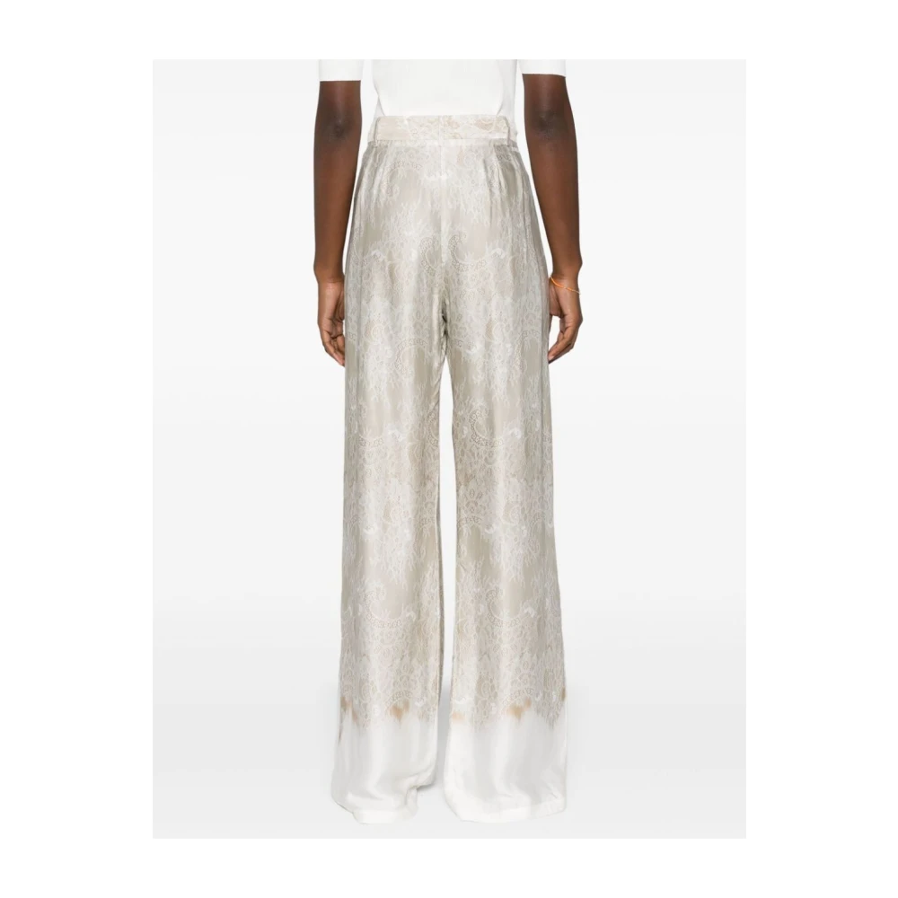 Ermanno Scervino Woestijn Off White Broek Beige Dames