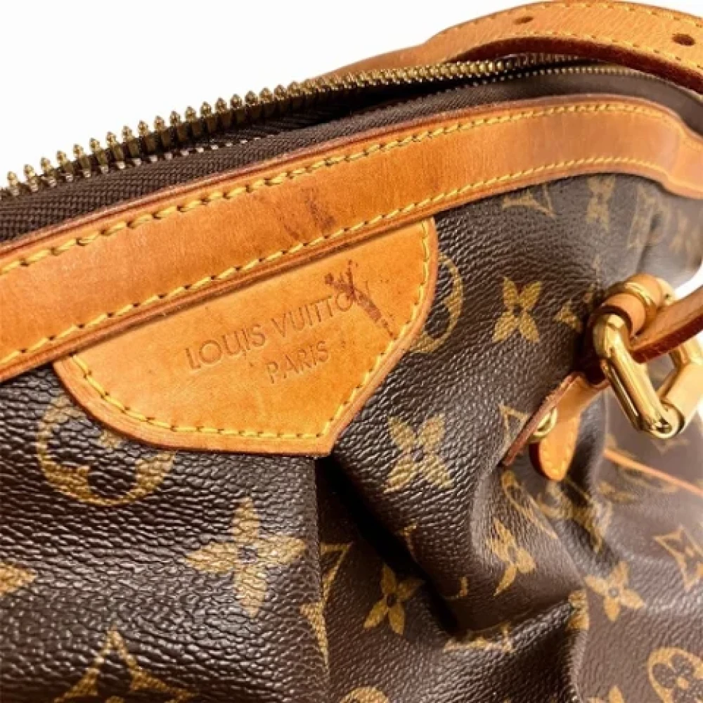 Louis Vuitton Vintage Pre-owned Fabric handbags Brown Dames