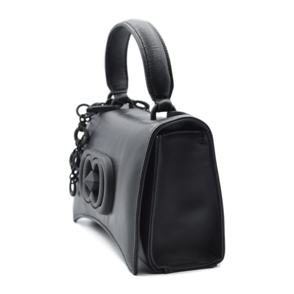 La Carrie Iconische Leren Shopper Tas Black Dames