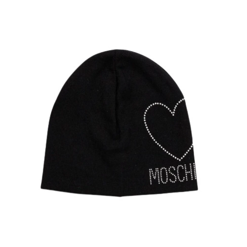 Moschino Donna Nero Accessori, Taglia Unica, New,