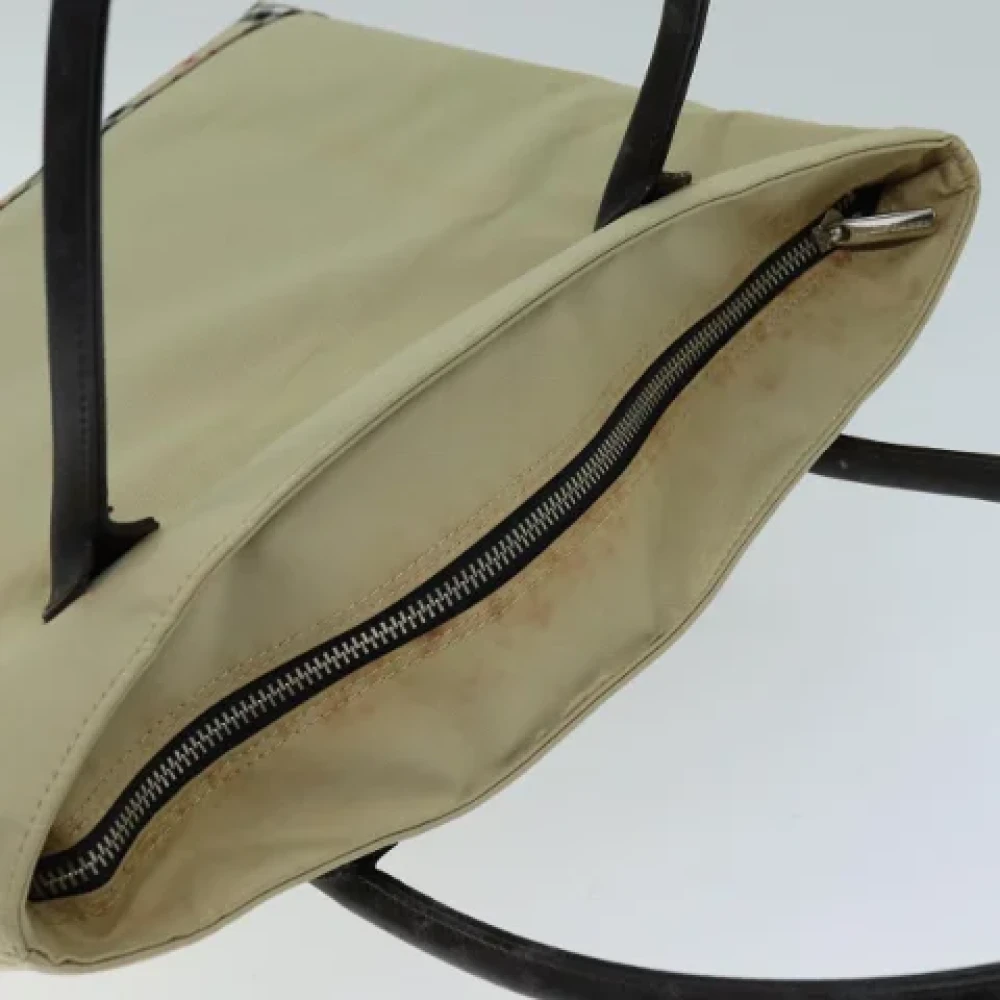Burberry Vintage Pre-owned Fabric totes Beige Dames