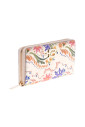 petal-print-leather-zipped-wallet