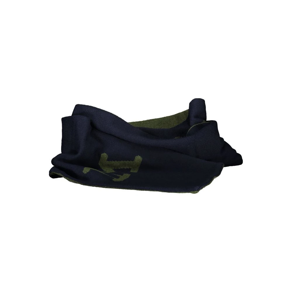 LA MARTINA Elegante groene sjaal met contrastdetail Green Heren