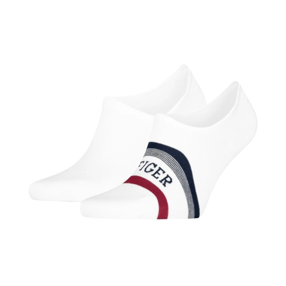 Tommy Hilfiger Hombre Blanco - Calcetines Invisibles Con Detalle De Logo - Underwear - S - Calcetines Invisibles Con Detalle De Logo