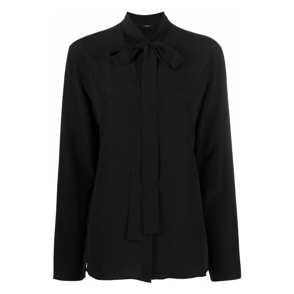Joseph Zijden Zwarte Blouse Black Dames