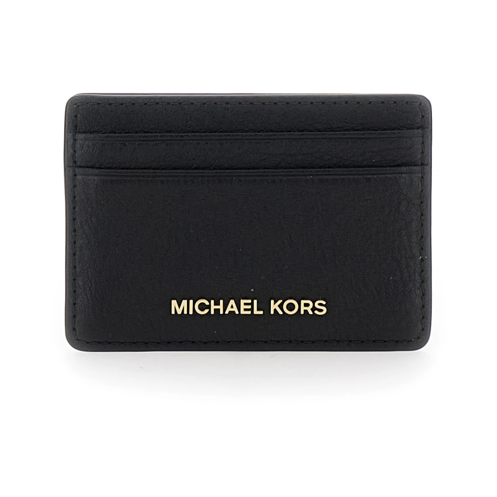 Michael Kors Svarta Plånböcker med Korthållare Black, Dam