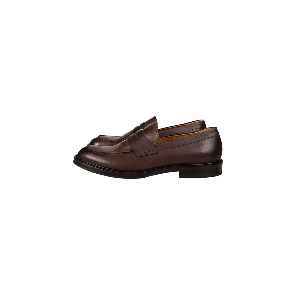 Eleventy Handgemaakte leren Penny Loafer schoen