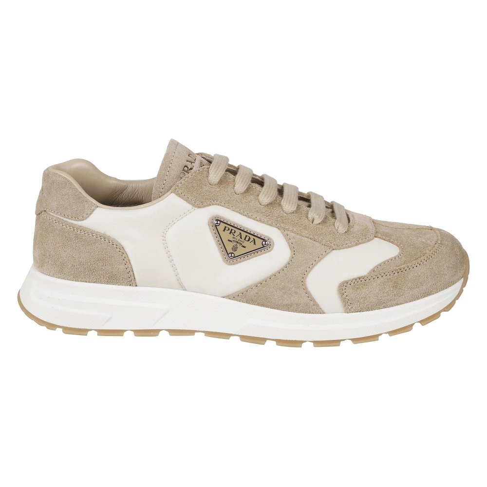 Prada Prax Suède en Re-nylon Sneakers Heren Schoenen Veelkleurig Multicolor