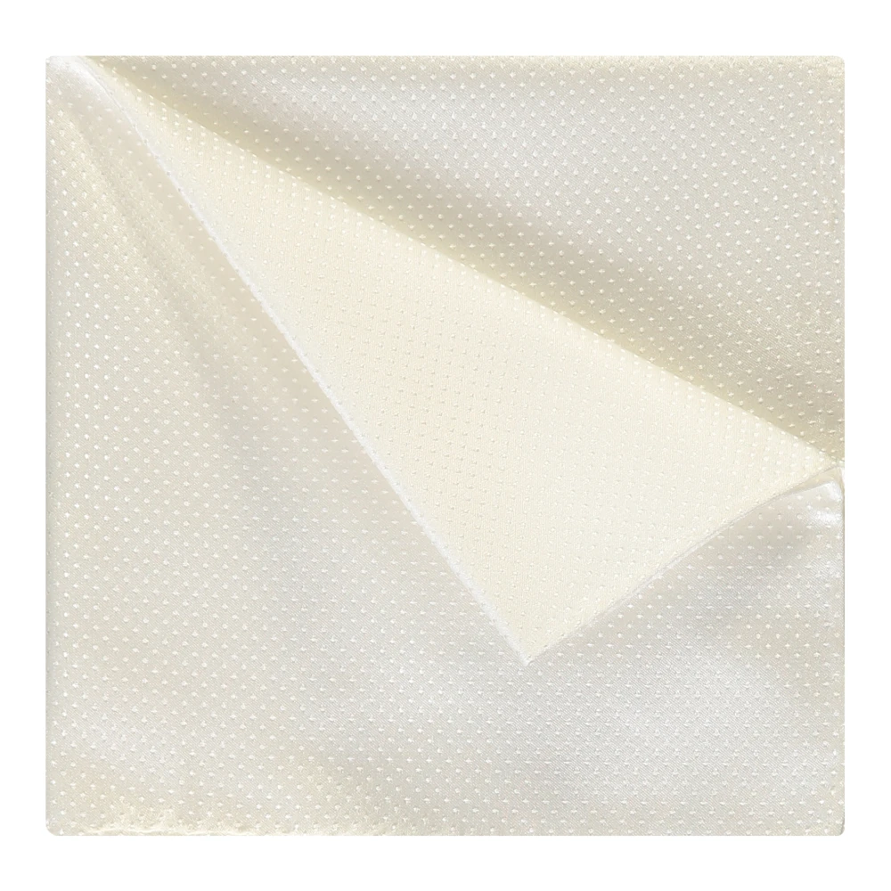 Emporio Armani Zijden zakdoek Beige Heren