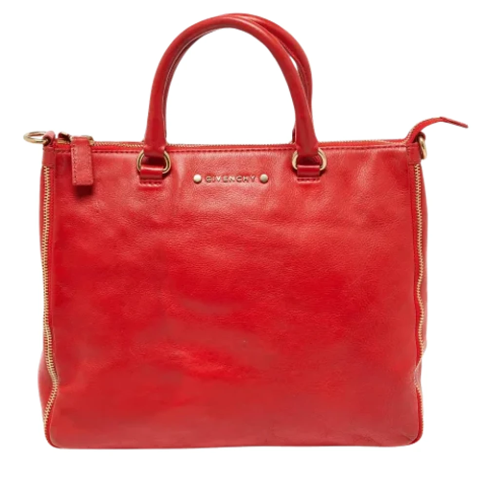 Givenchy Pre-owned Leather handbags Red Dames