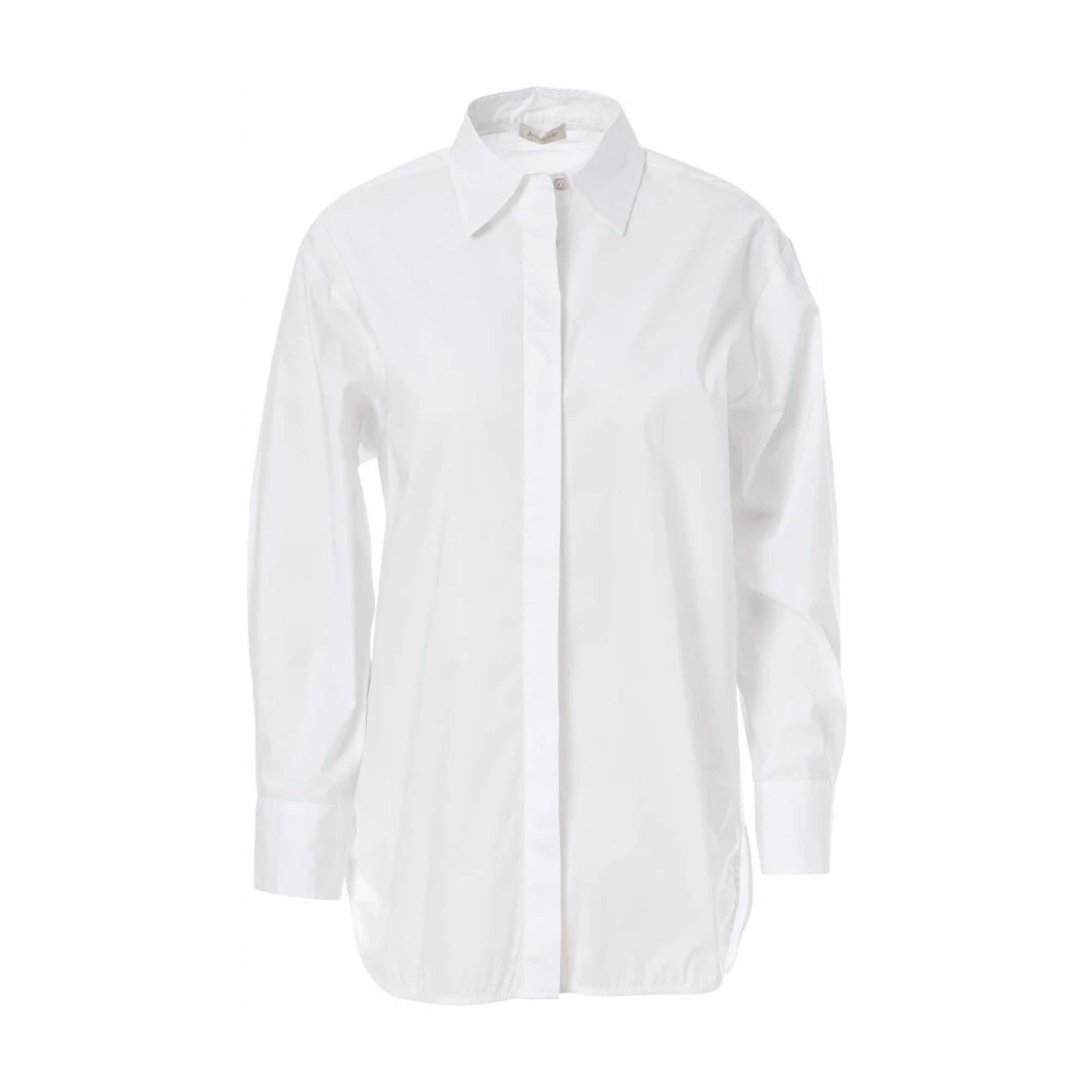 JC Sophie Etta Lange Mouw Blouse White Dames