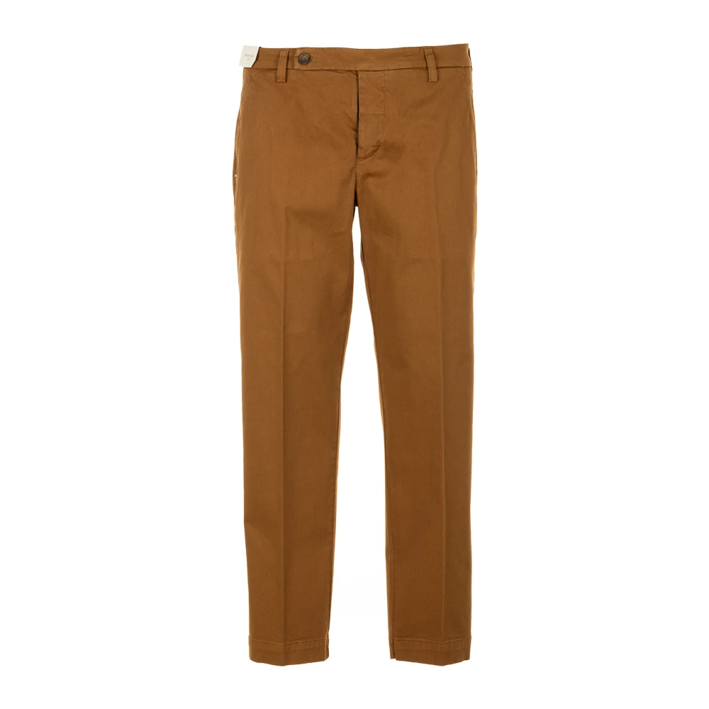 Entre amis Bruine rechte pijp broek Brown Heren