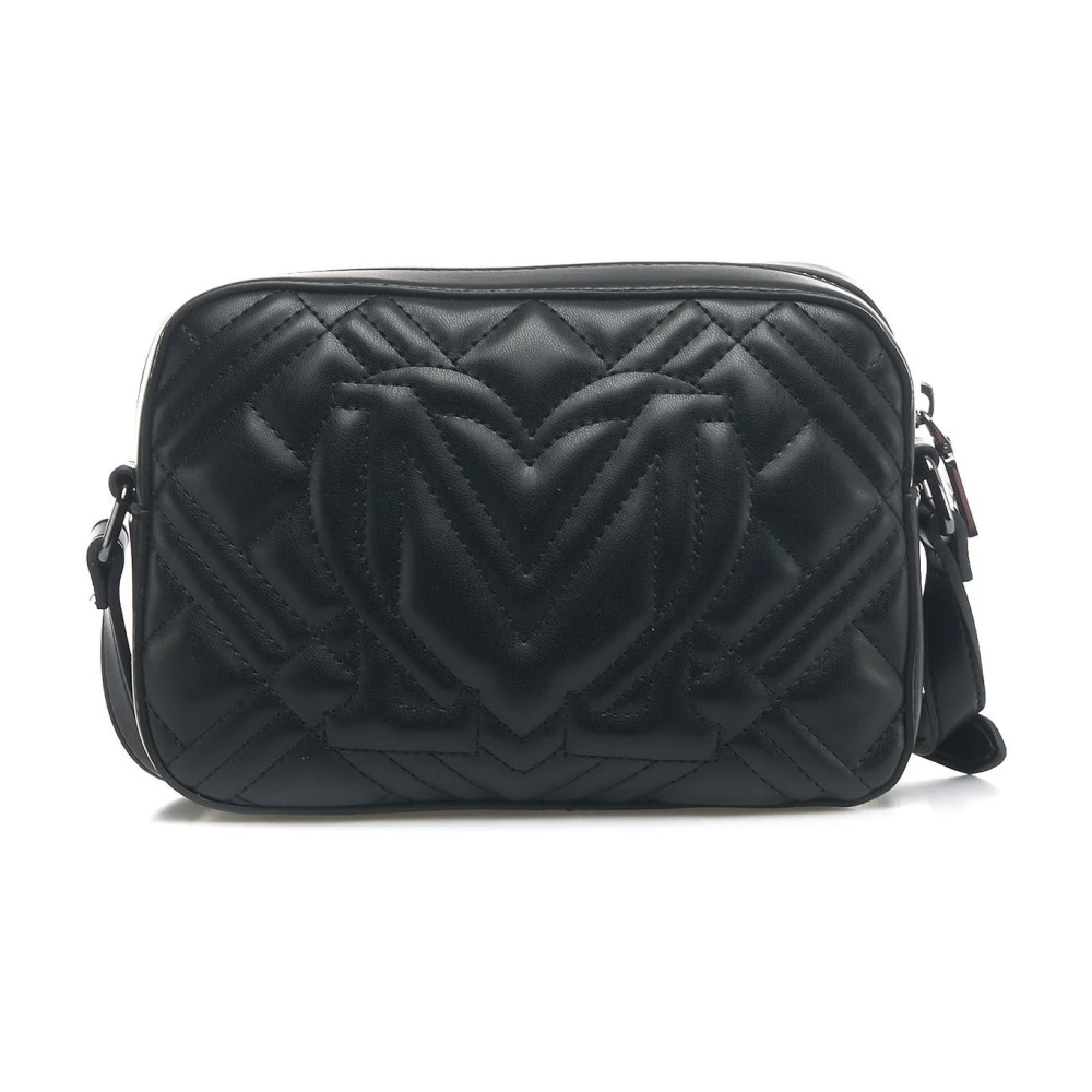 Love Moschino Gewatteerde Zwarte Schoudertas Black Dames