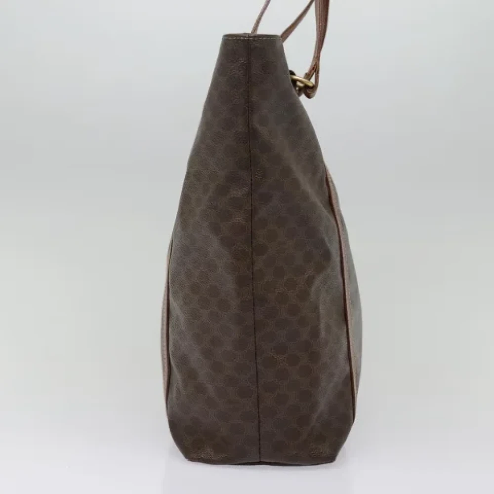 Celine Vintage Pre-owned Canvas handbags Brown Dames