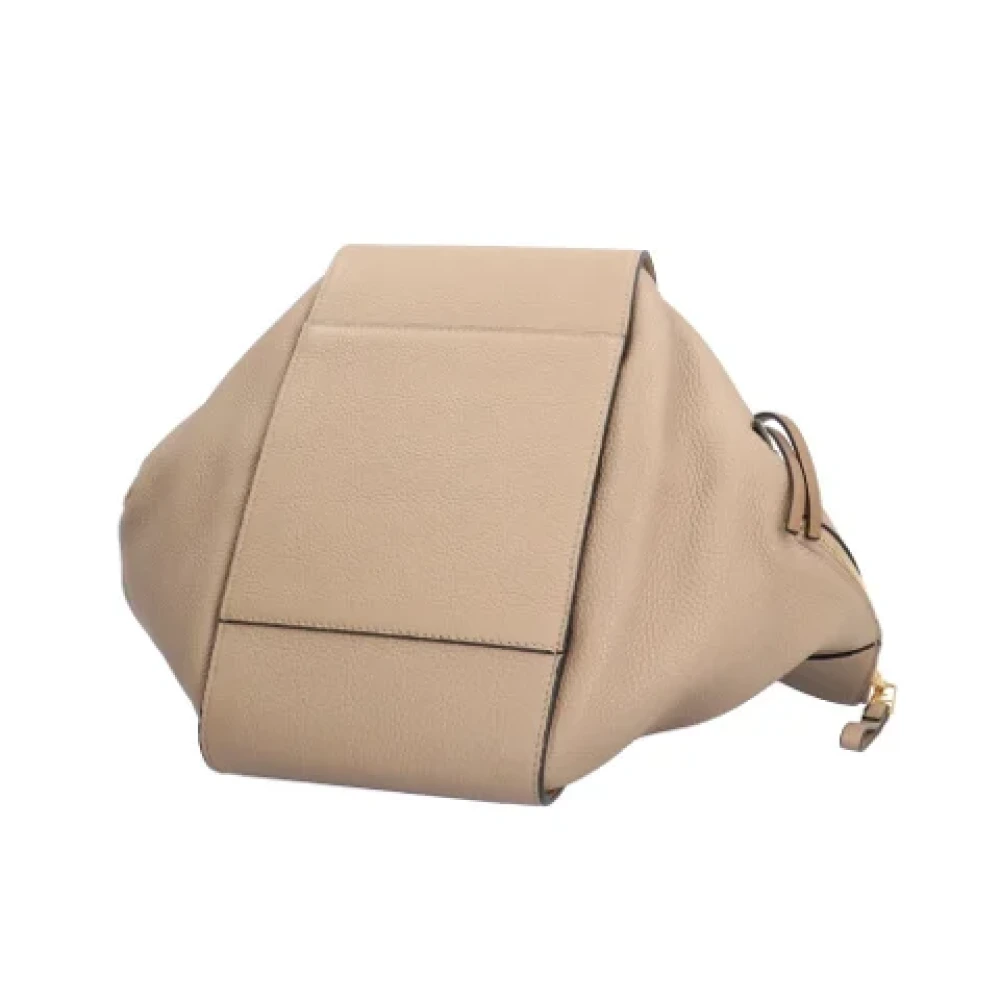 Loewe Pre-owned Fabric shoulder-bags Beige Dames