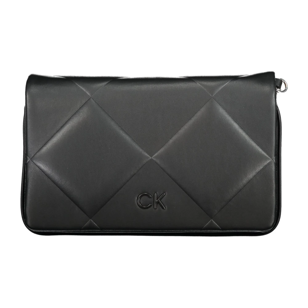 Calvin Klein Women's Black Shoulder Bag With Contrast Details