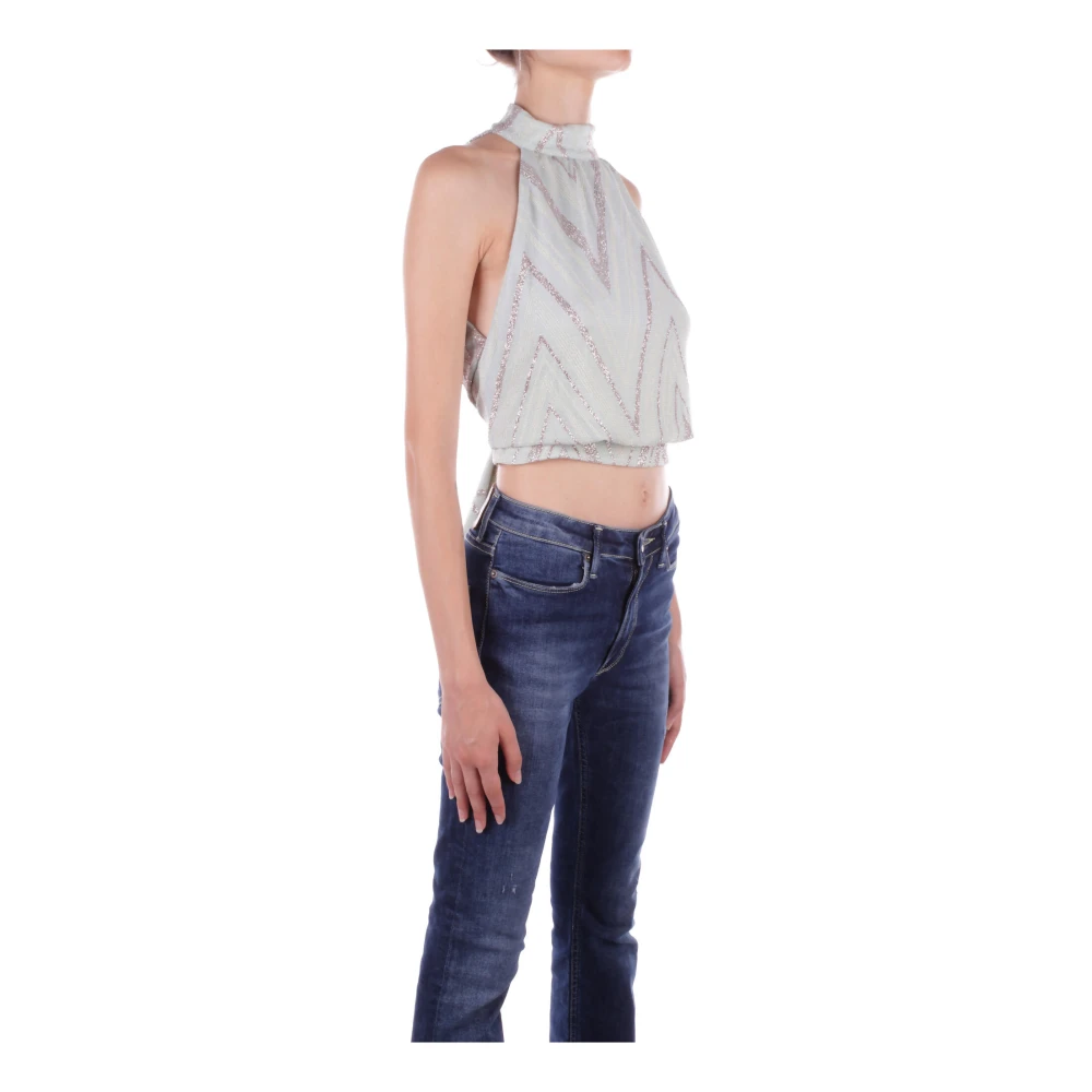 Liu Jo Knopen Achter Top Collectie 1 Gray Dames