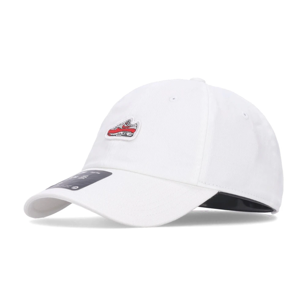 Nike Vit Böjd Skärmkeps Ostrukturerad Luft