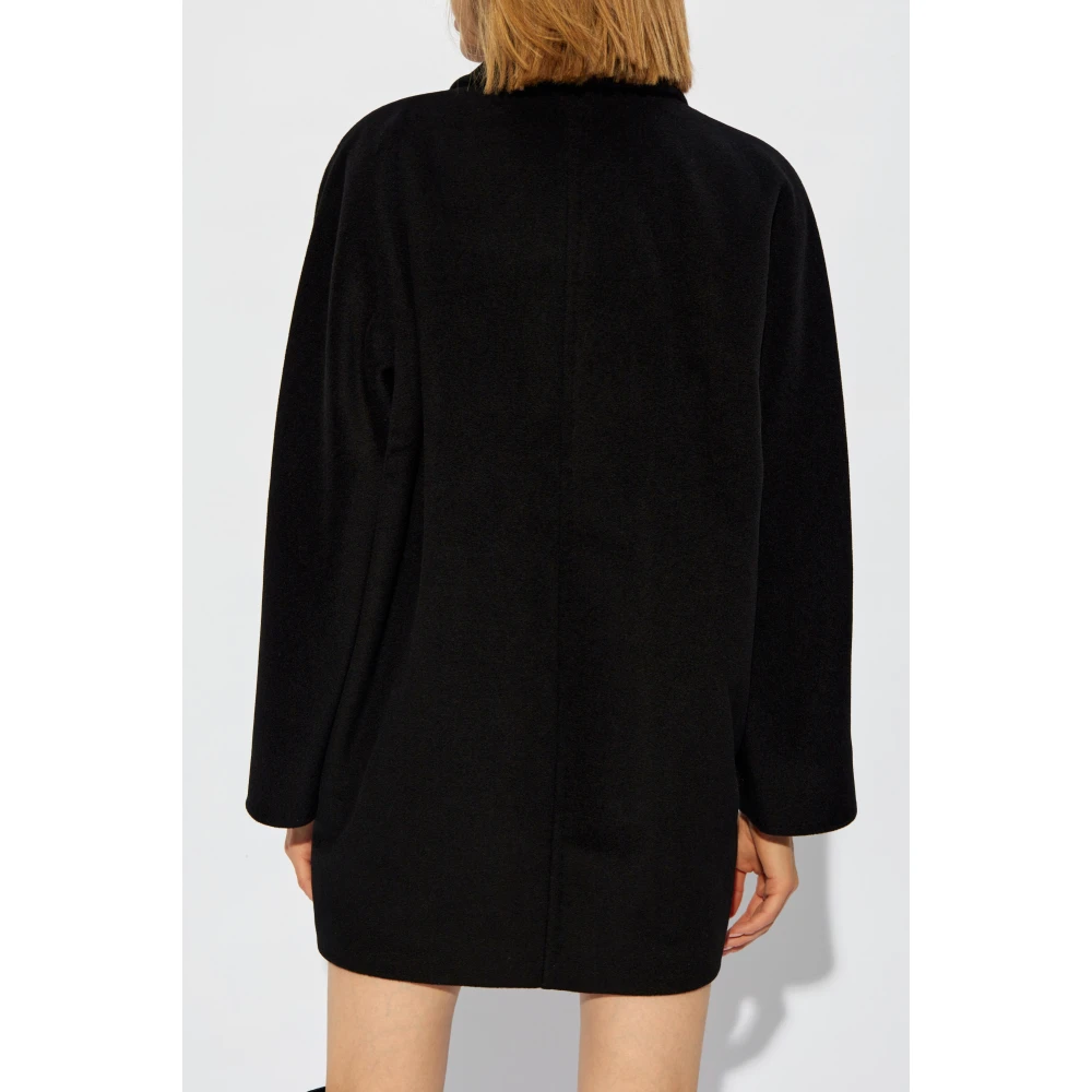 Max Mara Rebus korte jas Black Dames