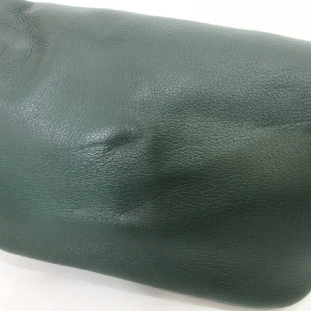 Gucci Vintage Pre-owned Leather gucci-bags Green Dames