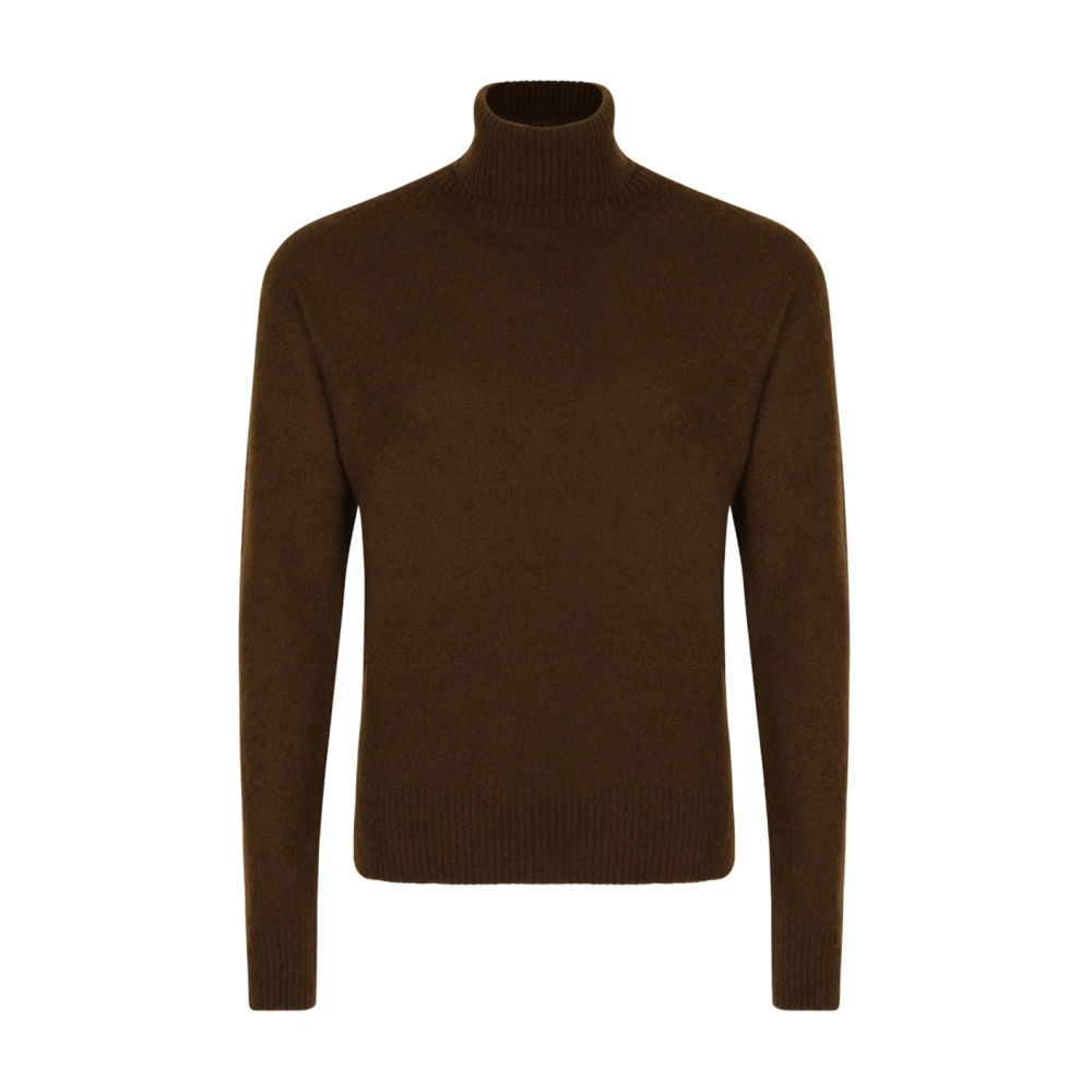 Tom Ford Walnootbruine Kasjmier-Zijde Sweatshirt Brown Heren