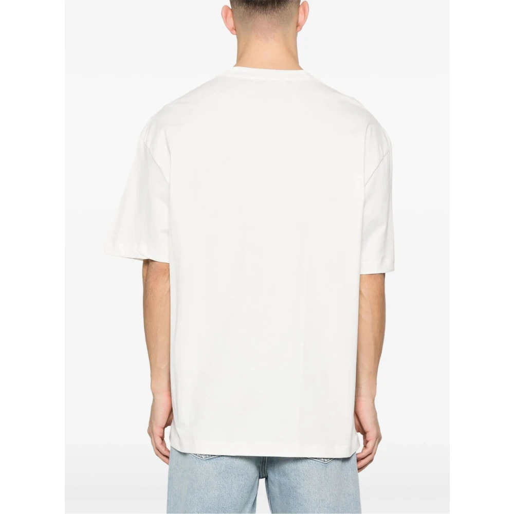 IH NOM UH NIT Wit Logo Print Katoenen T-shirt White Heren