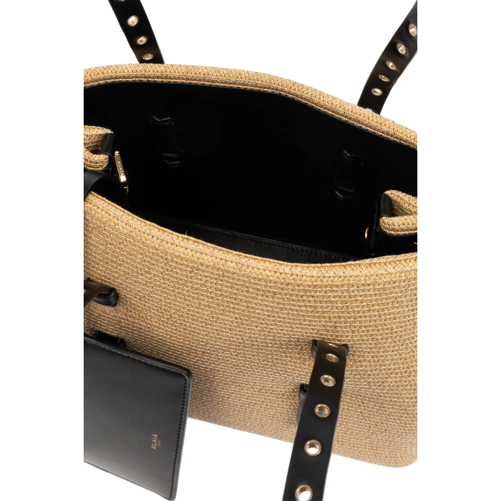 Alaïa Handtas Mina 25 Beige Dames