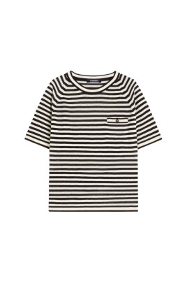 chemise-a-rayures-en-lin-avec-bouton-dore