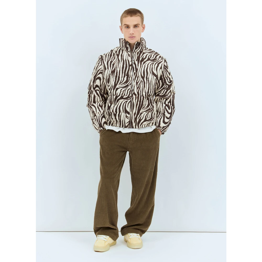 ERL Zebra Gewatteerd Pufferjack Brown Heren