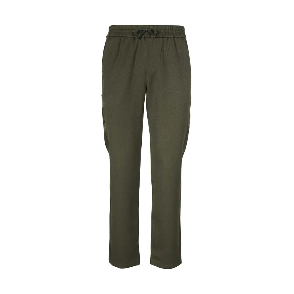 Les Deux Broek met verstelbare elastische tailleband Green Heren