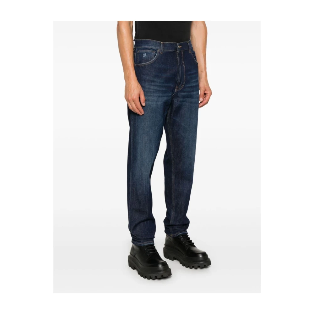 Dondup Blauwe Denim Broek Blue Heren