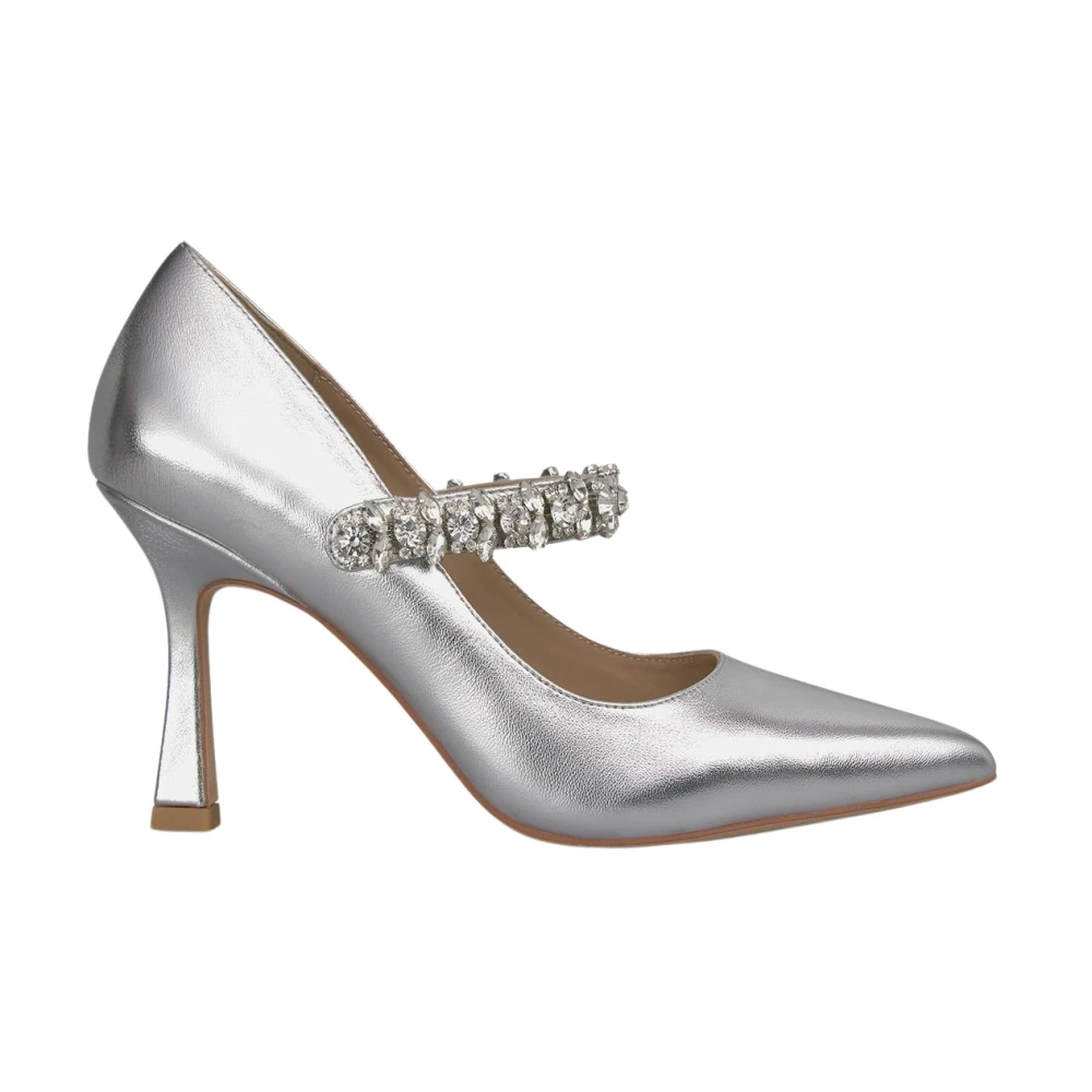 Alma EN Pena Rhinestone stiletto sko Gray, Dam