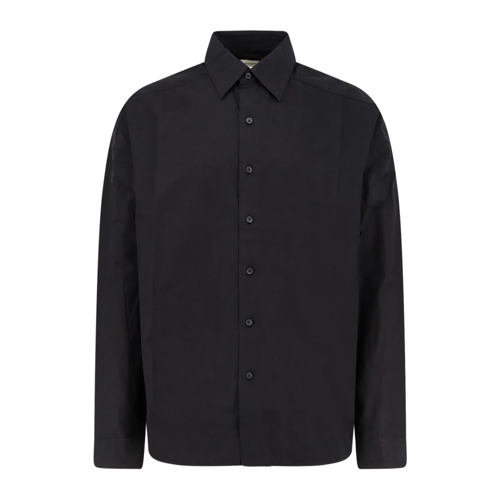 Entire Studios Hombre Negro Camisas, Talla: L