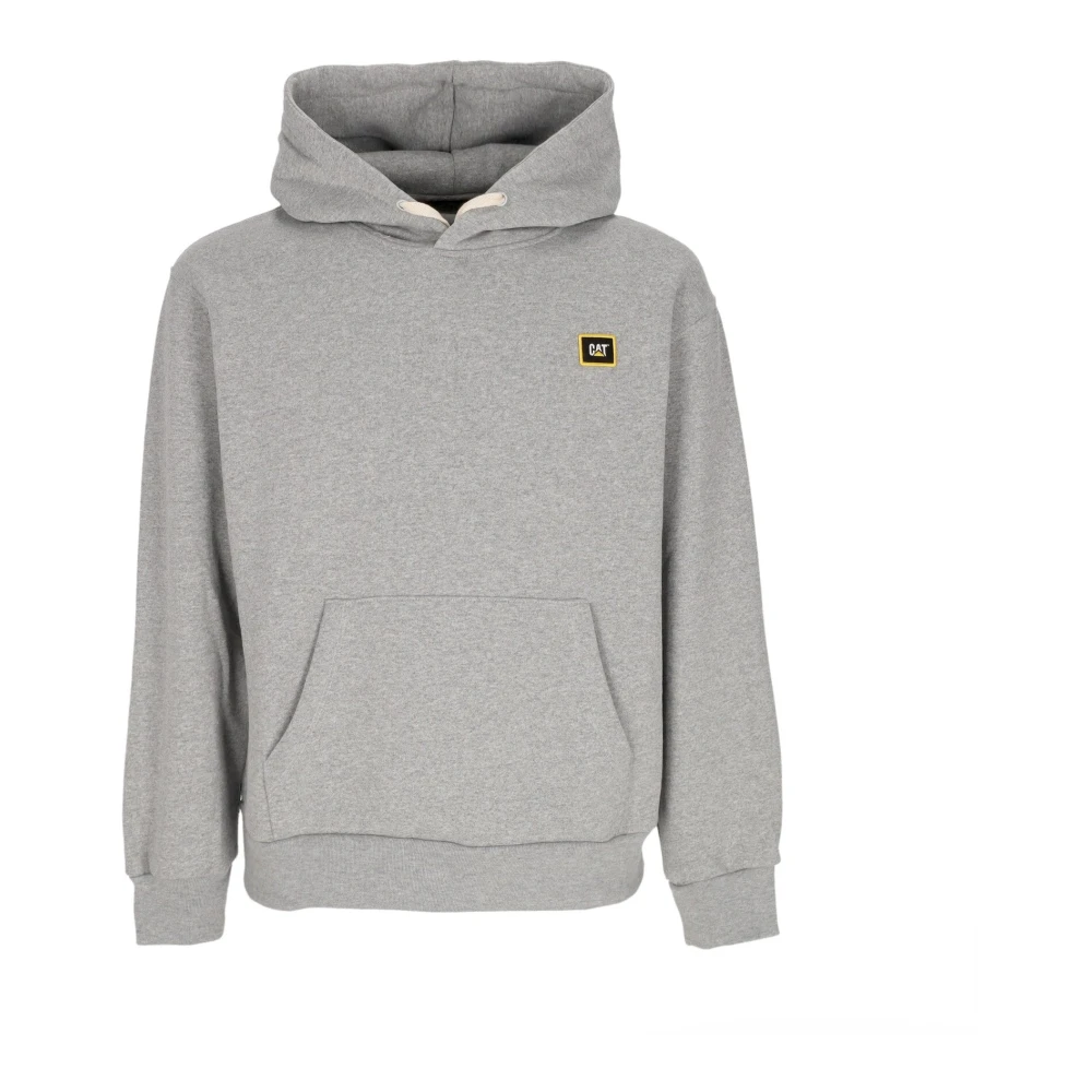 CAT Lichtgrijze hoodie met trekkoord Gray Heren