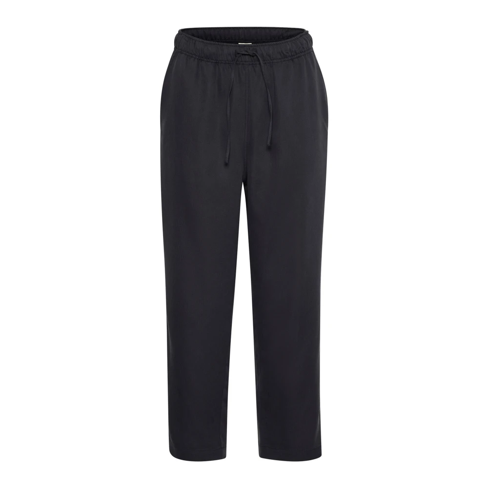 Part Two Donkerblauwe Elastische Taillebroek Blue Dames