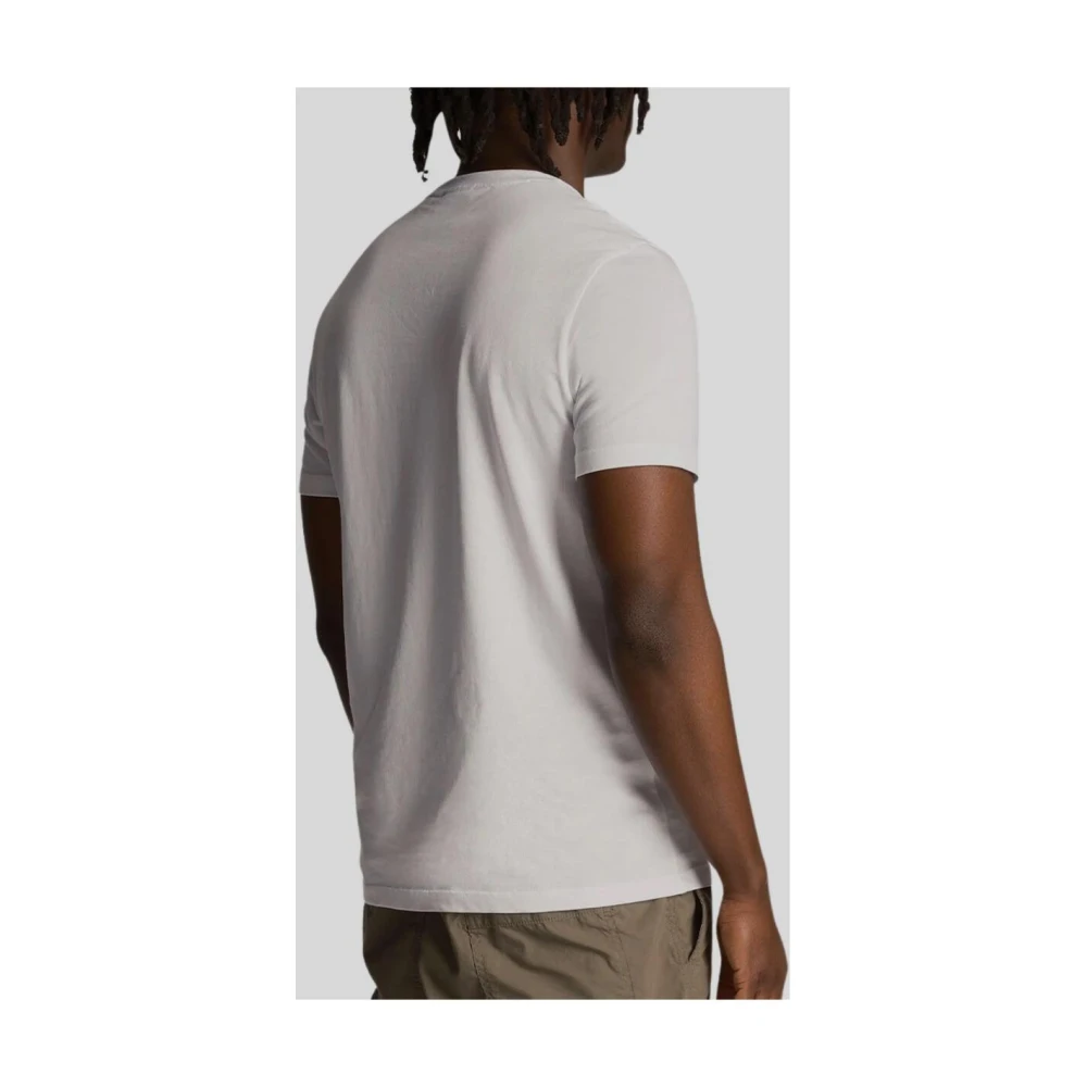 Lyle & Scott Klassiek T-shirt met korte mouwen White Heren