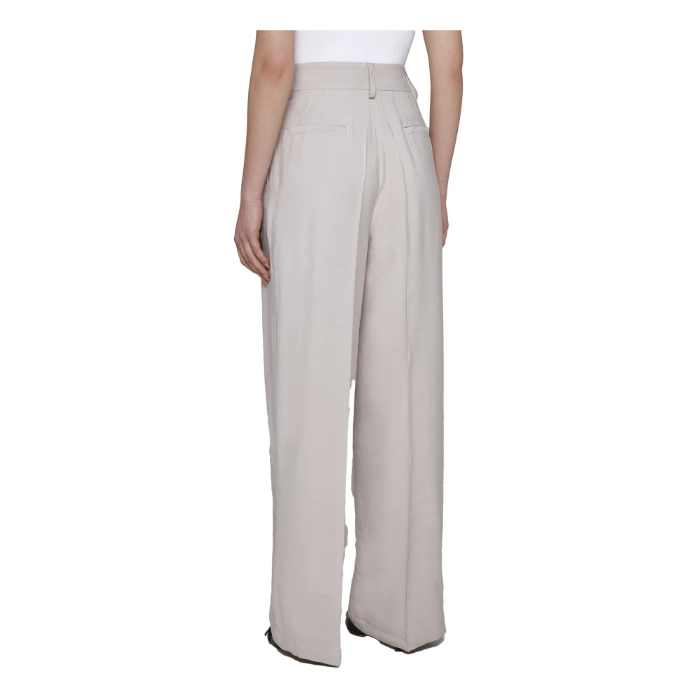 Blanca Vita Beige Broek Elegante Stijl Beige Dames