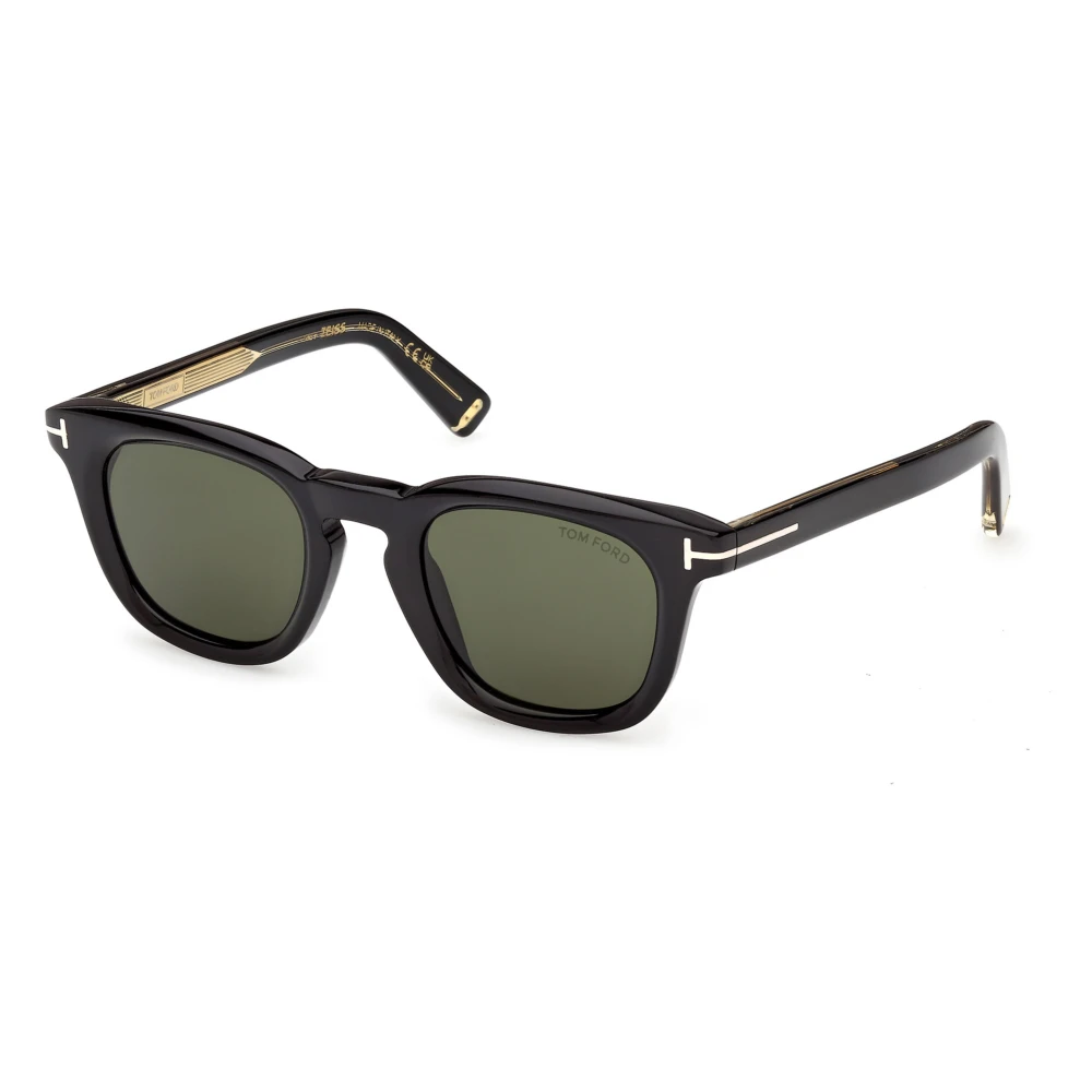 Tom Ford Unisex Black Icon Square Sunglasses