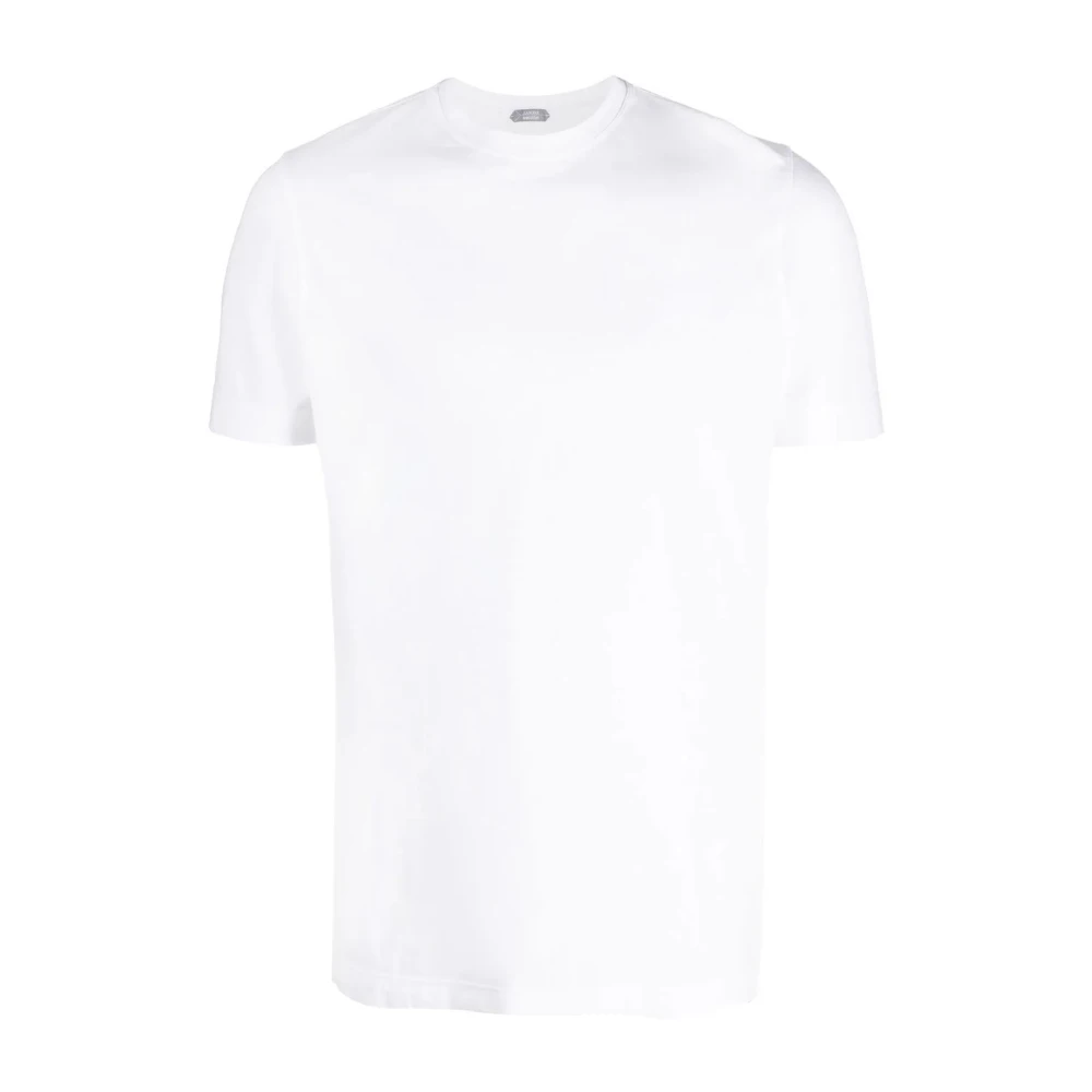 Zanone Witte T-shirts en Polos Collectie White Heren