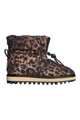 Leopard Ankelstövlar Vadderade Skor